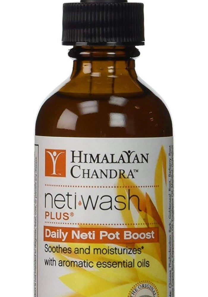 Himalayan Chandra Neti Wash Plus - Daily Neti Pot Boost with Herbal Extracts and Essential Oils - Image 1